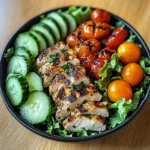 Ultimate Grilled Herb Chicken Salad Bowl with Fresh Veggies