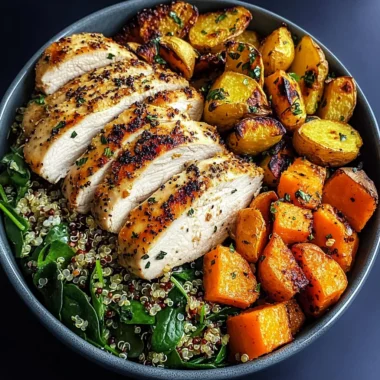Ultimate Power Bowl: Roasted Chicken, Veggies & Quinoa Madness